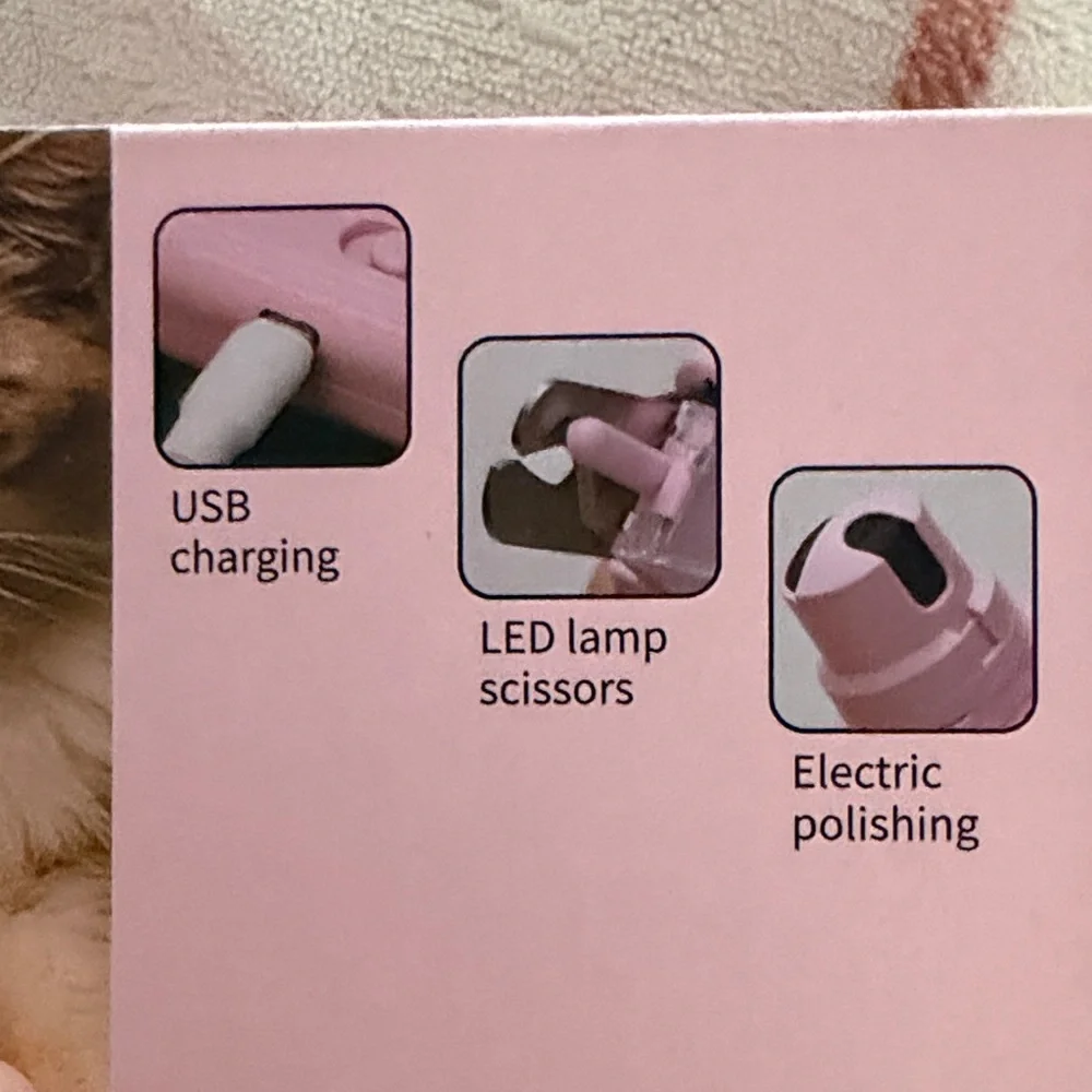 Source Unknown Pet Grooming Kit - Pink and Green Nail clipper and Grinder